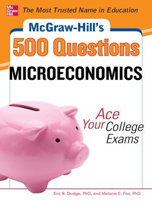 cover image of McGraw-Hill's 500 Microeconomics Questions